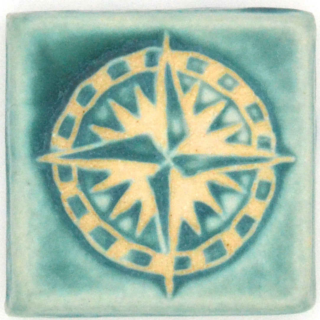 2x2 Compass Sea Foam