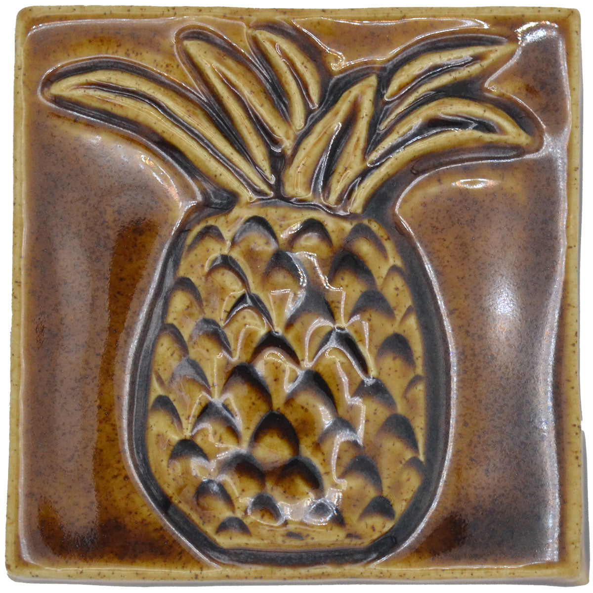 4x4 Amber Pineapple Tile