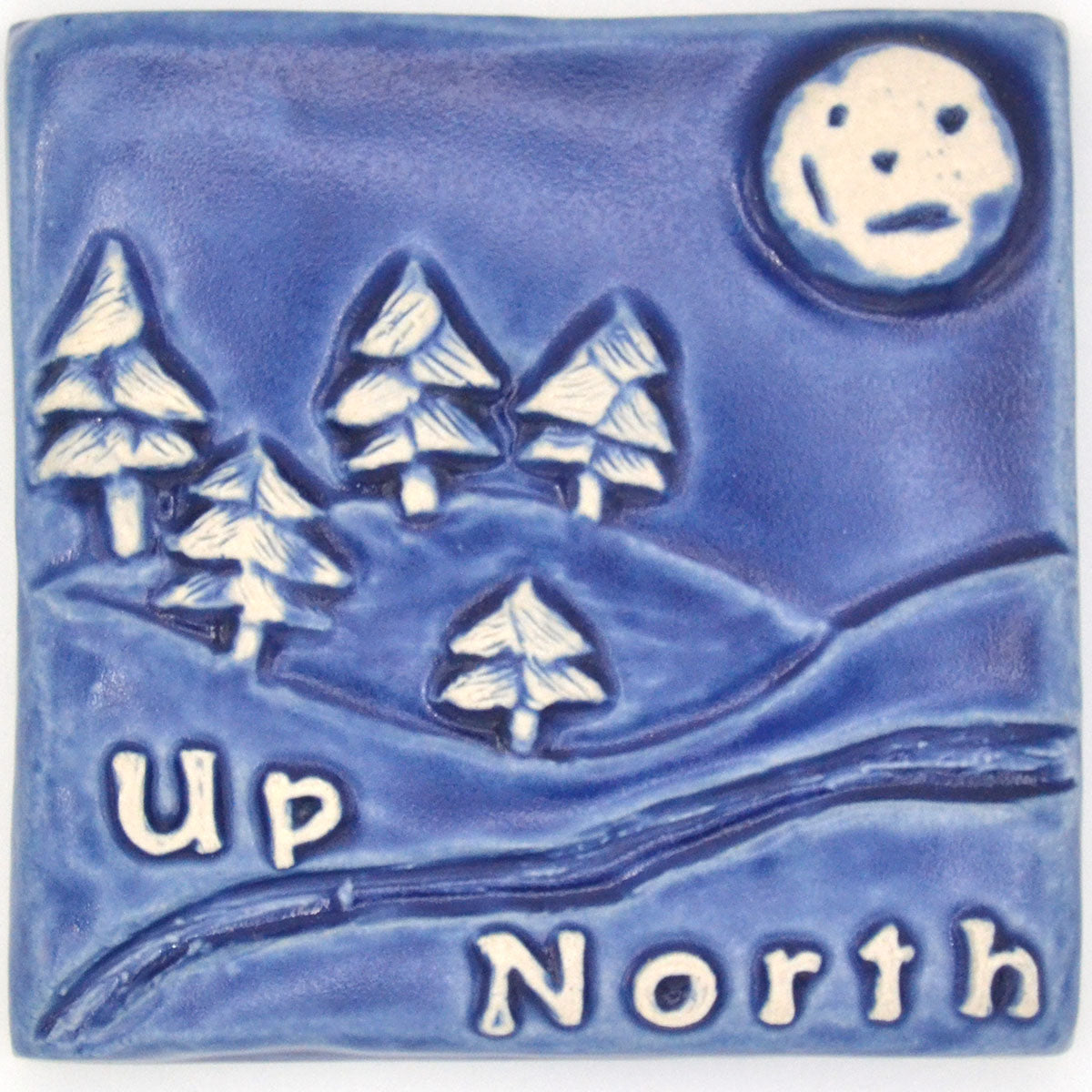 4x4 up north tile blue