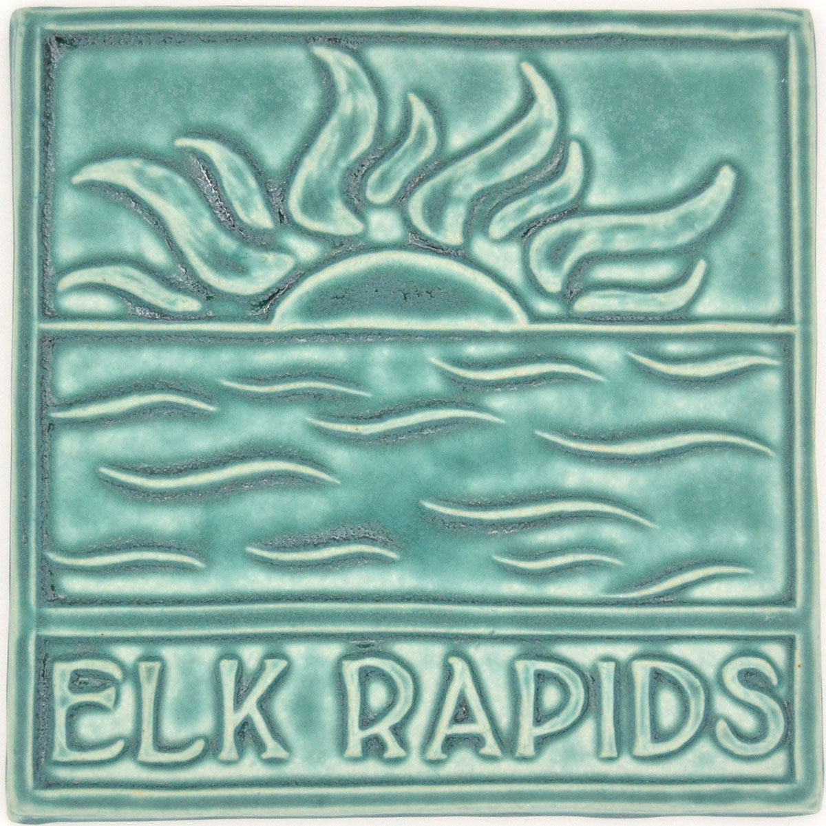 6x6 elk rapids tile in seafoam