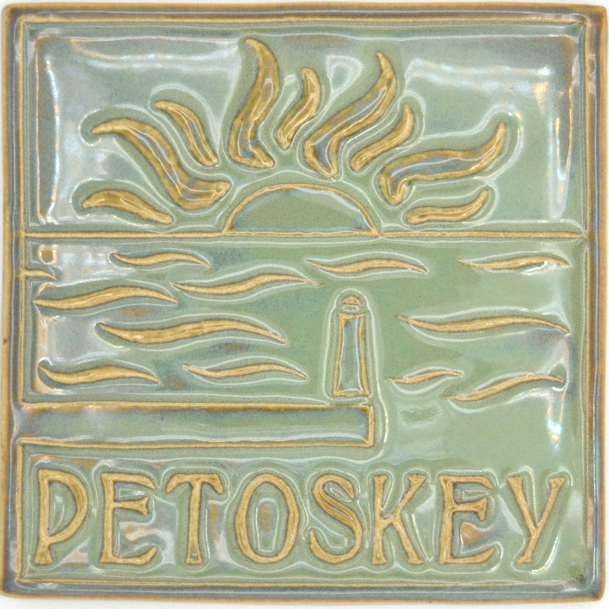 6x6 petoskey tile turquoise