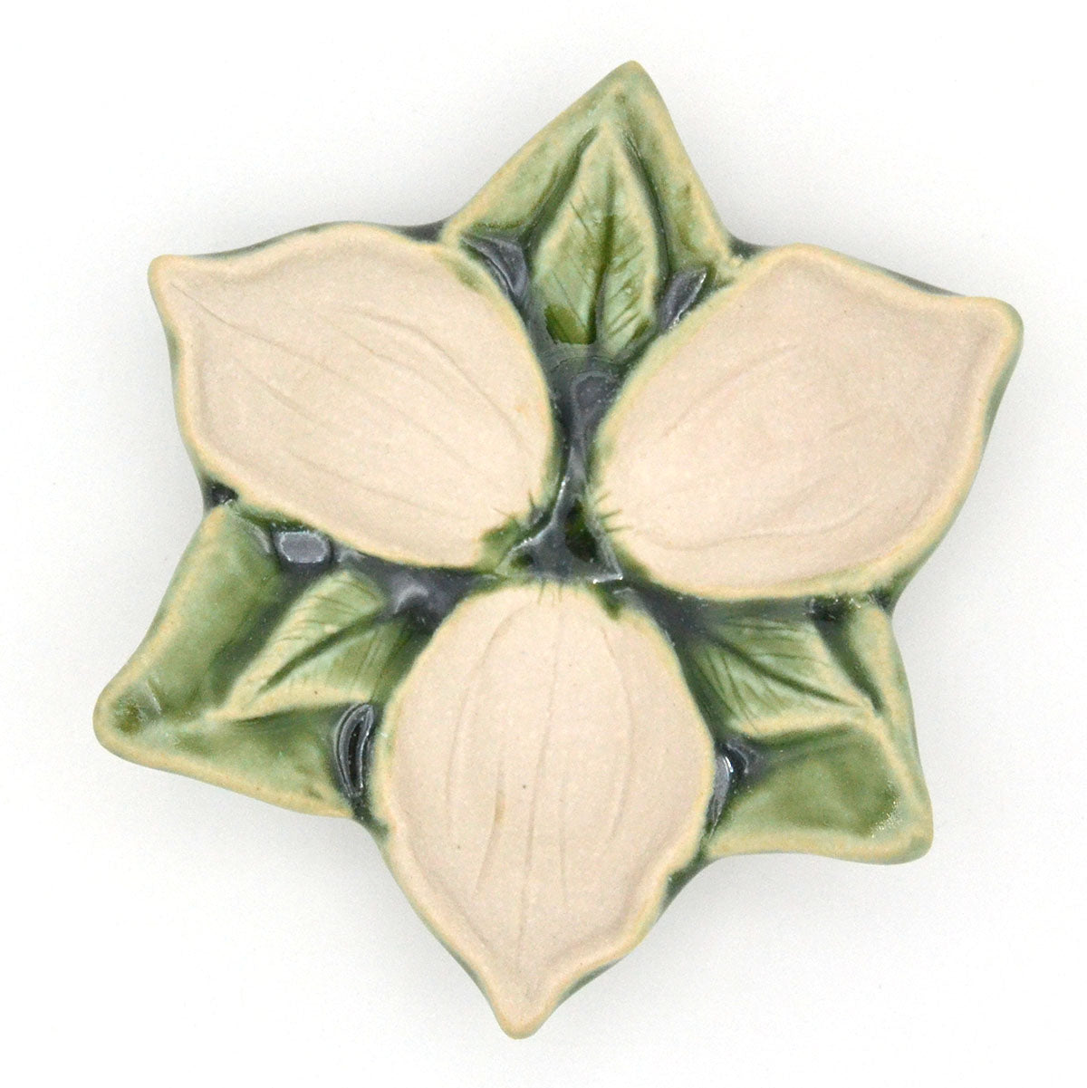 trillium shaped dish