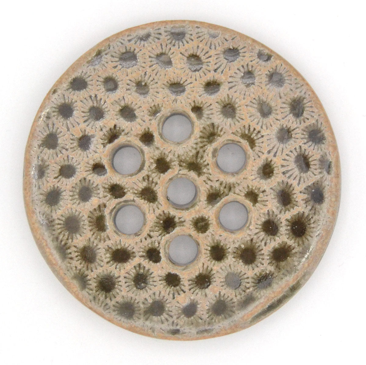 flower frog petoskey stone pattern