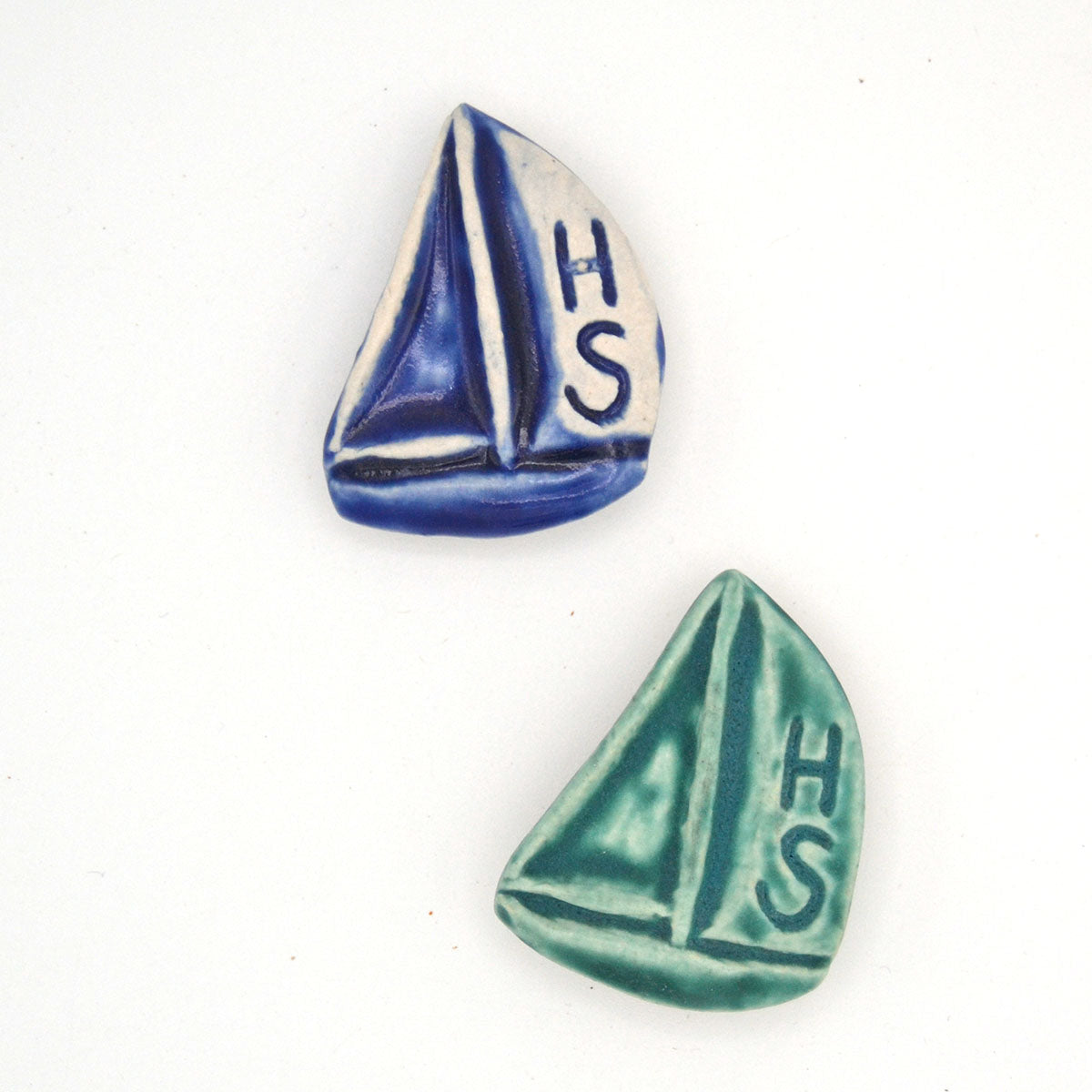 sailboat magnet with hs on the sail