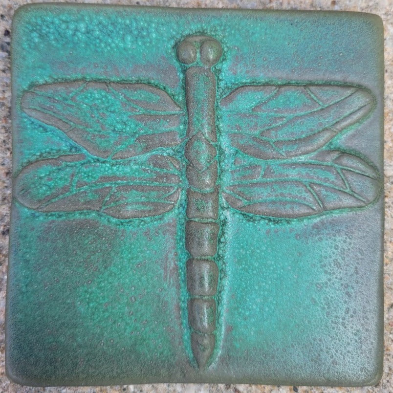 matte green dragonfly