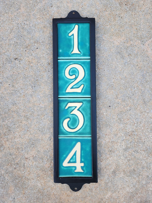 metal house number frame