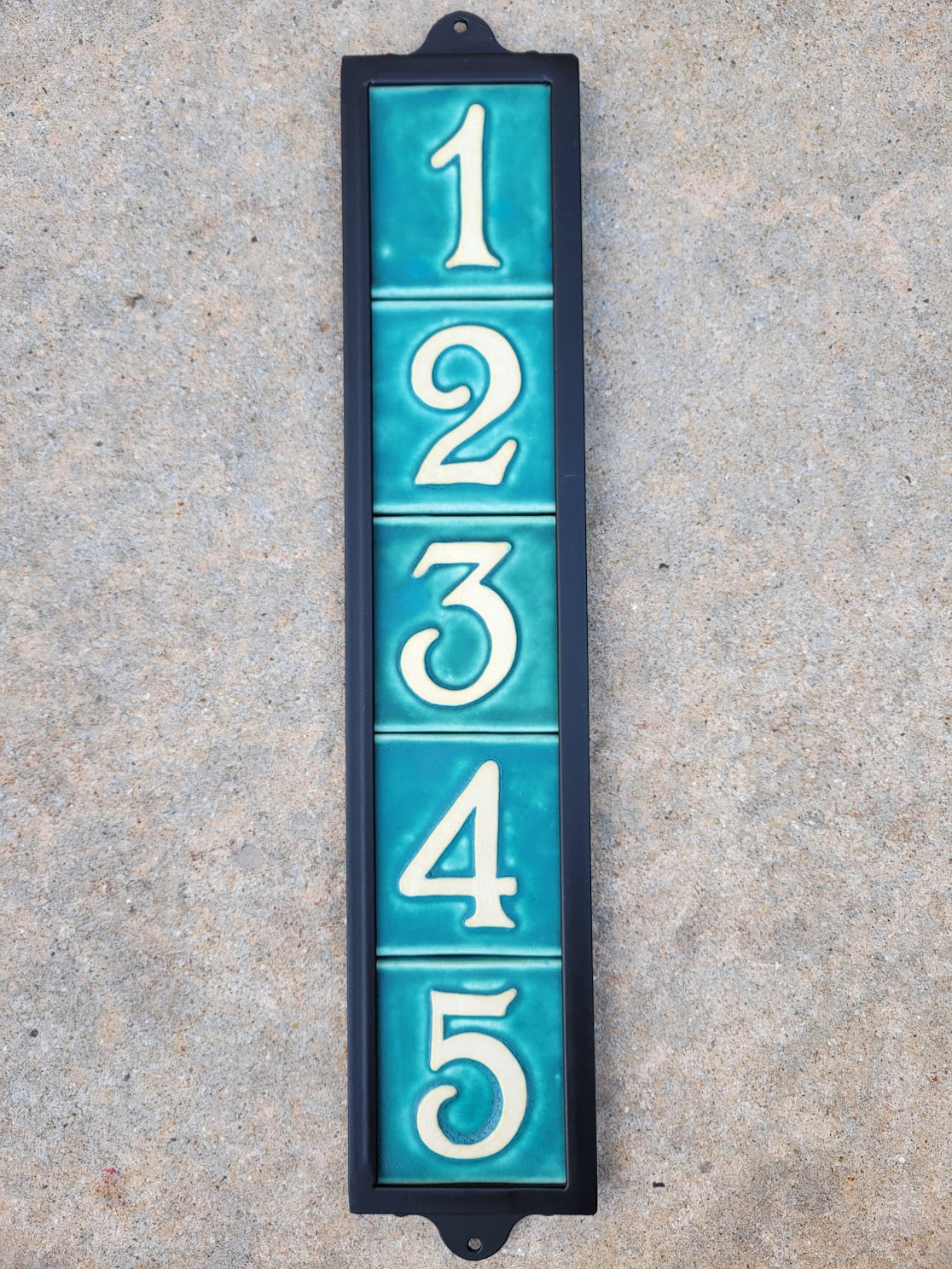 metal house number frame