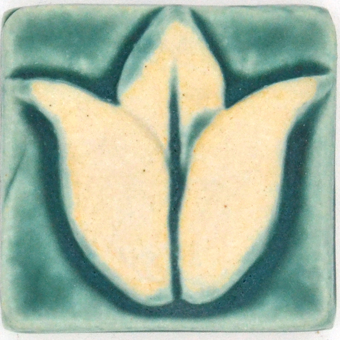 2x2 tulip tile seafoam