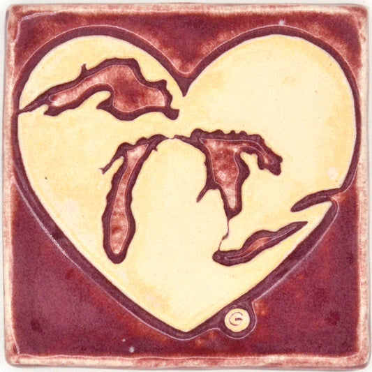 4x4 heart of michigan tile plum
