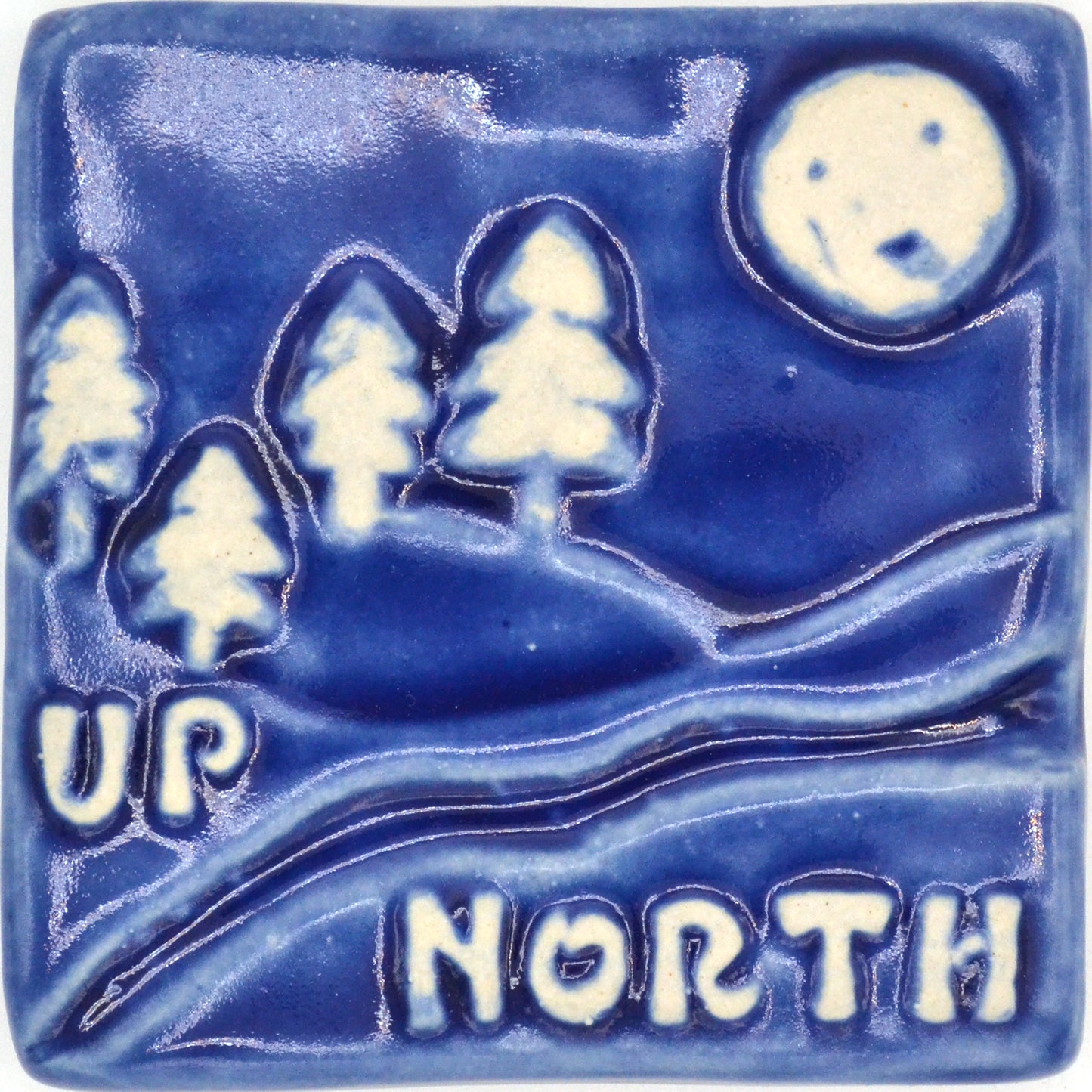 4x4 up north tile blue