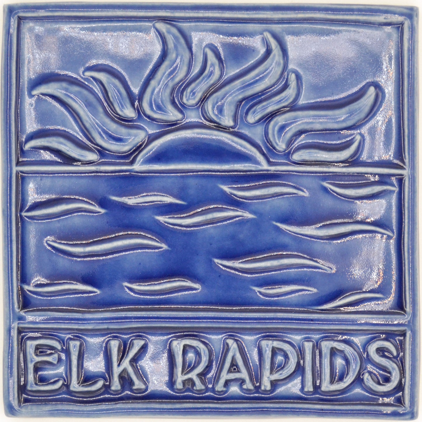6x6 elk rapids tile blue