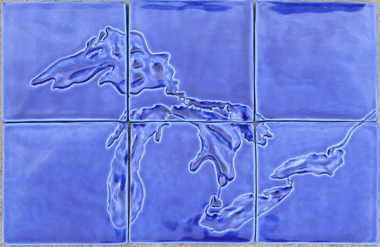 6x6 great lakes 6 piece tiles