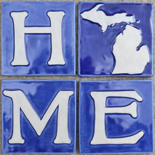 6x6 home 4 piece set blue