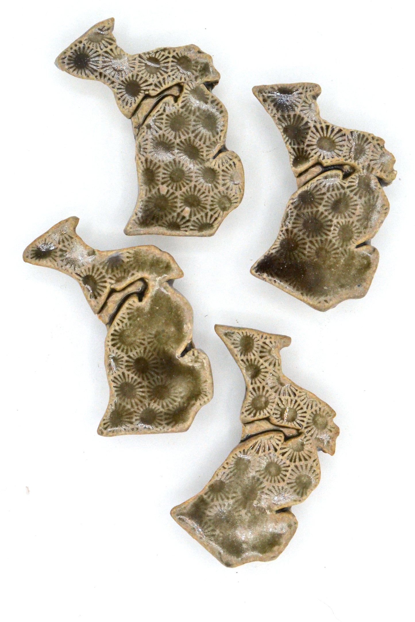 petoskey stone pattern michigan magnet