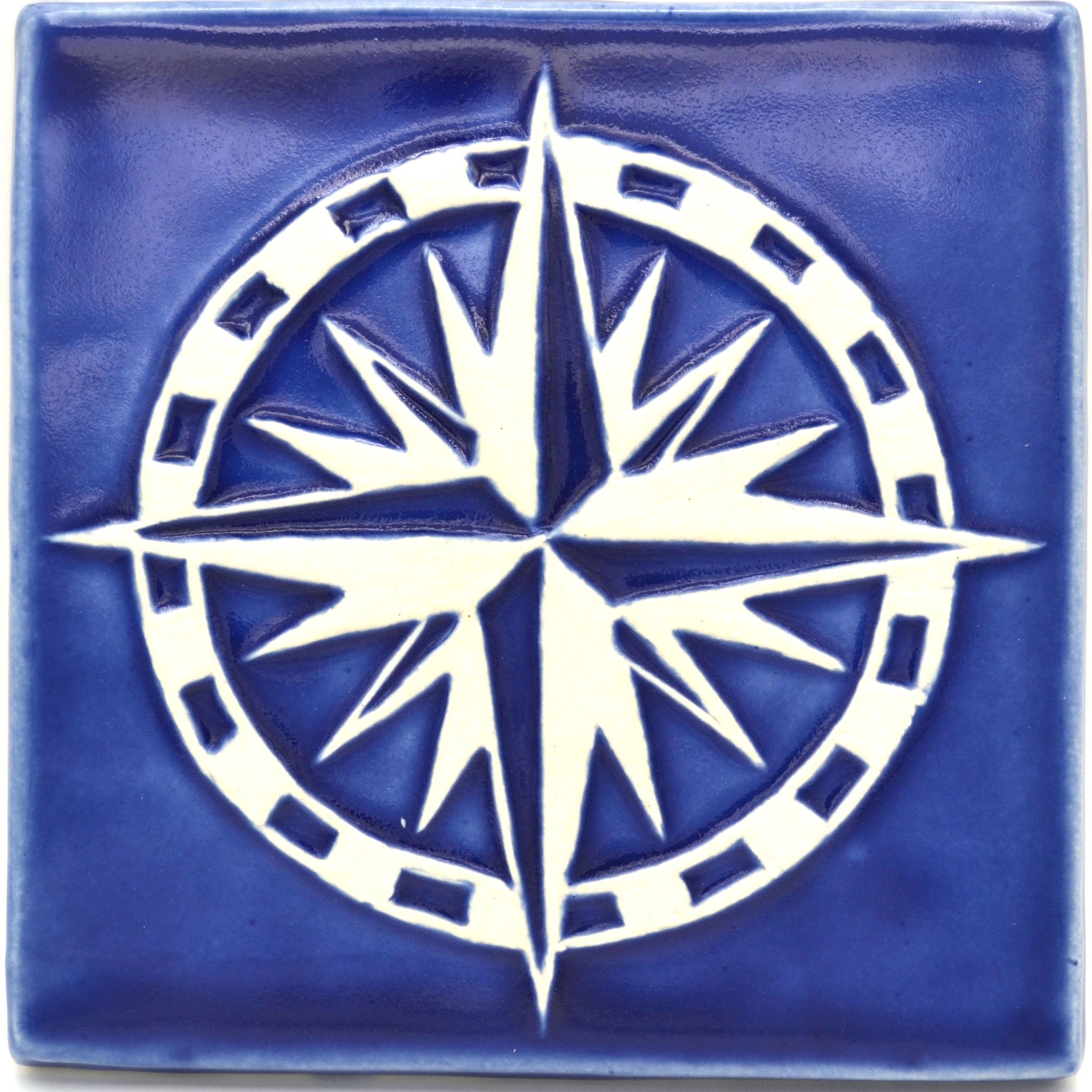 4x4 Compass Rose Tile – Little Traverse Tileworks