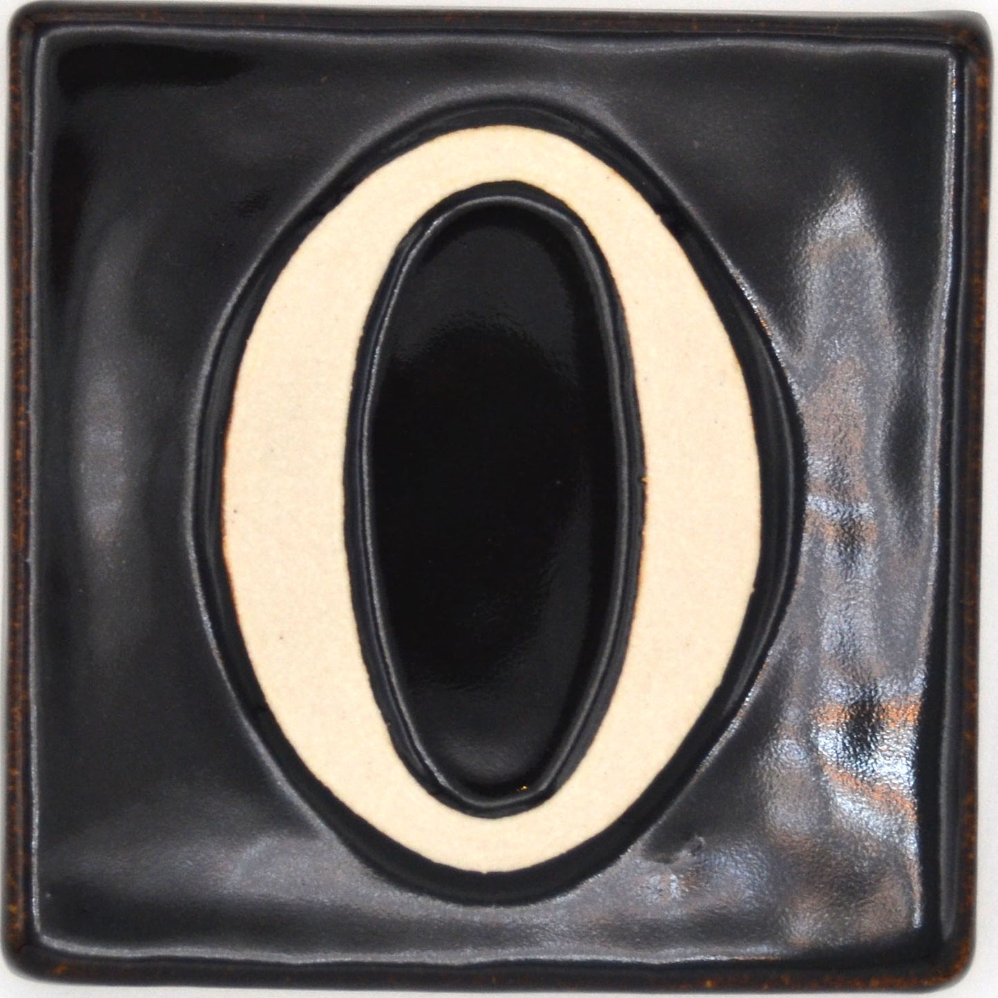 4x4 house number 0 black