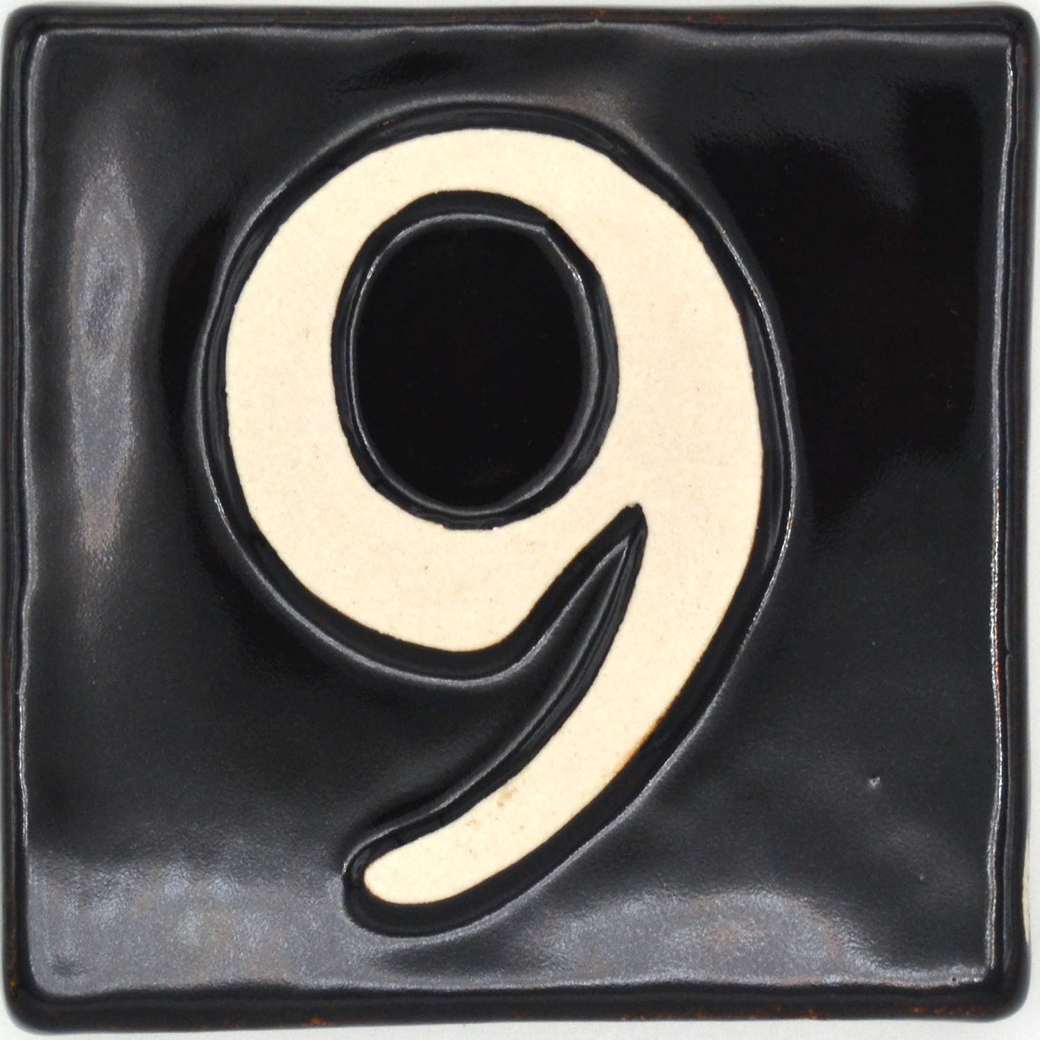 4x4 house number 9 tile