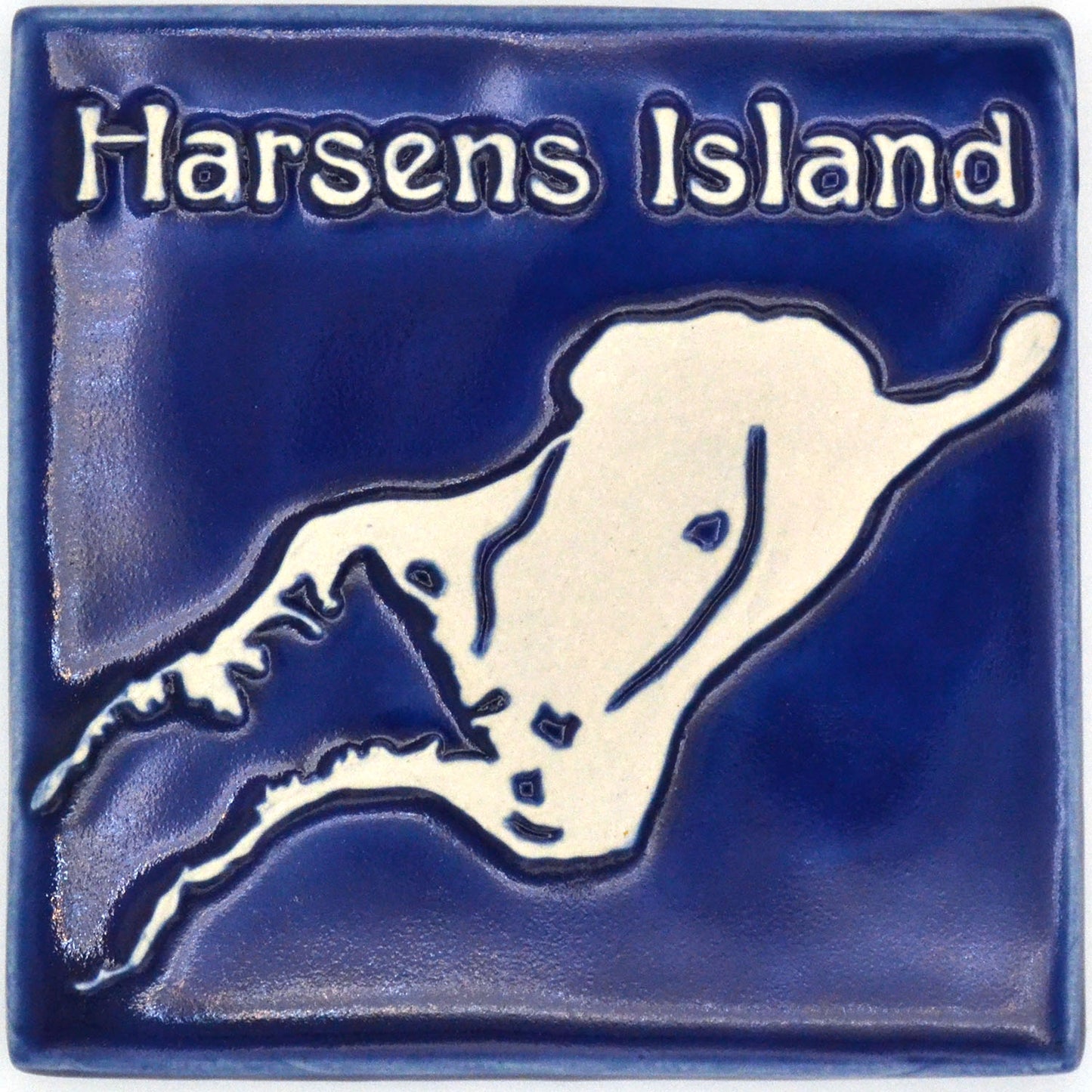 6x6 Harsens island tile blue
