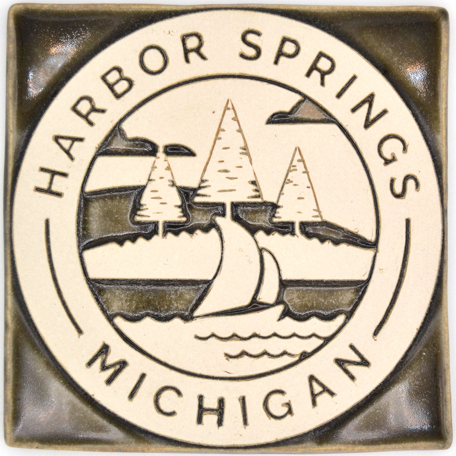 harbor springs logo tile 6x6