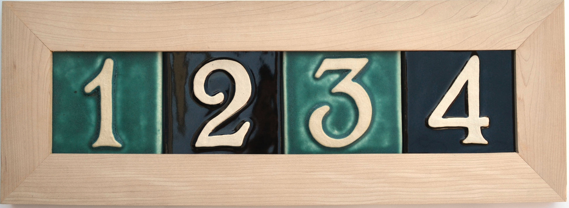 house number frame 4 tiles