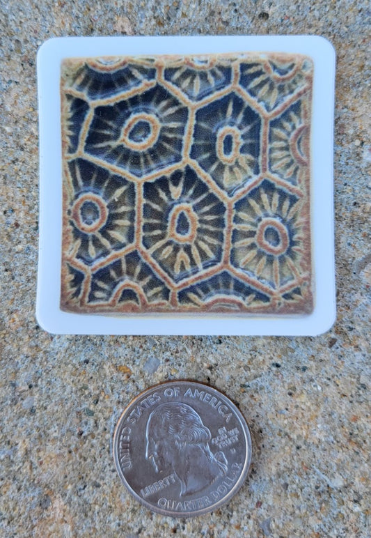 sticker of petoskey stone tile