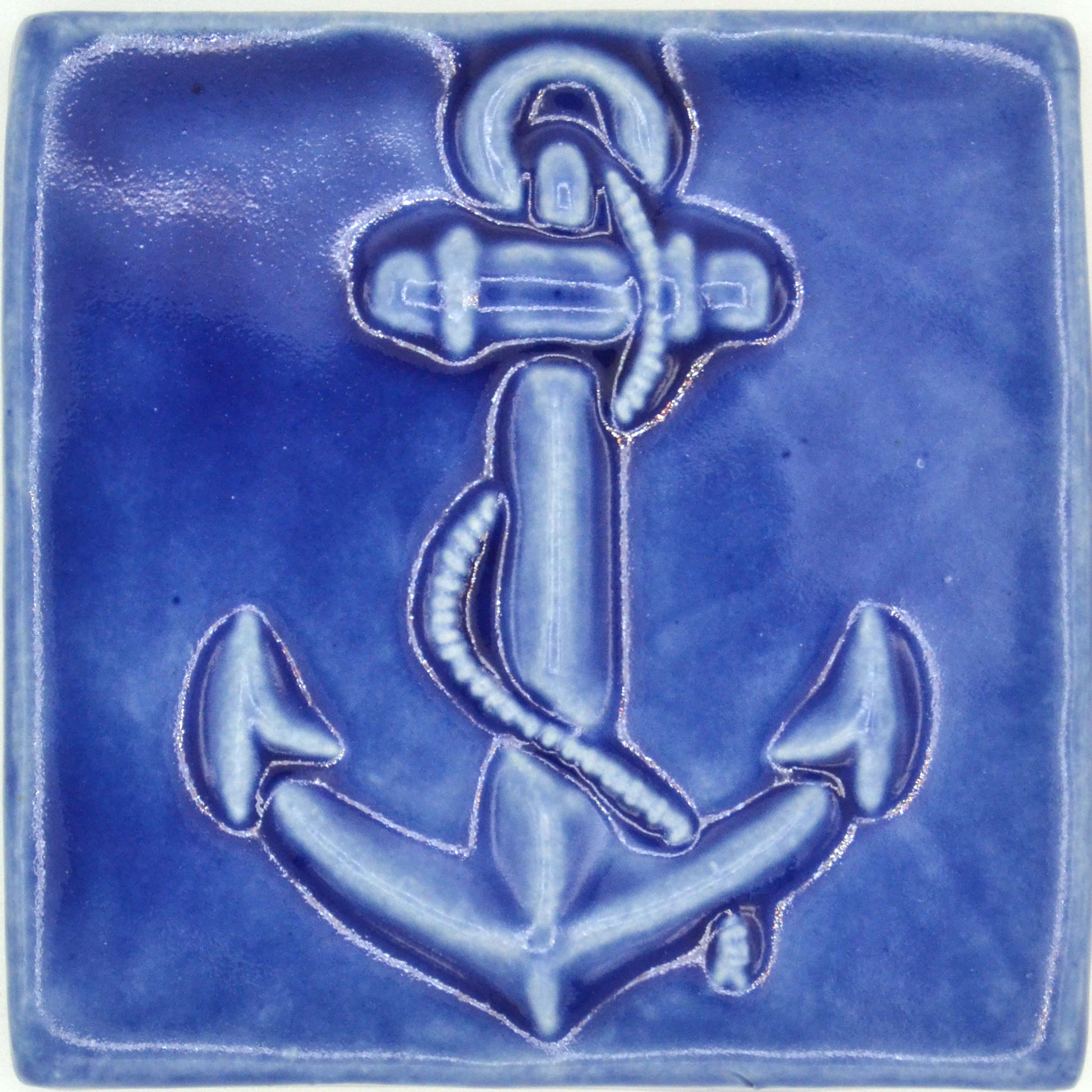 4x4 anchor tile blue