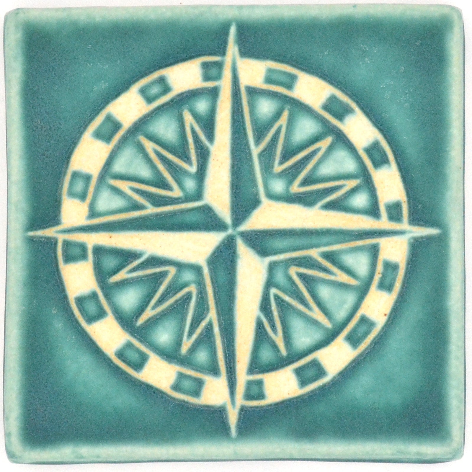 4x4 Compass Rose Tile – Little Traverse Tileworks