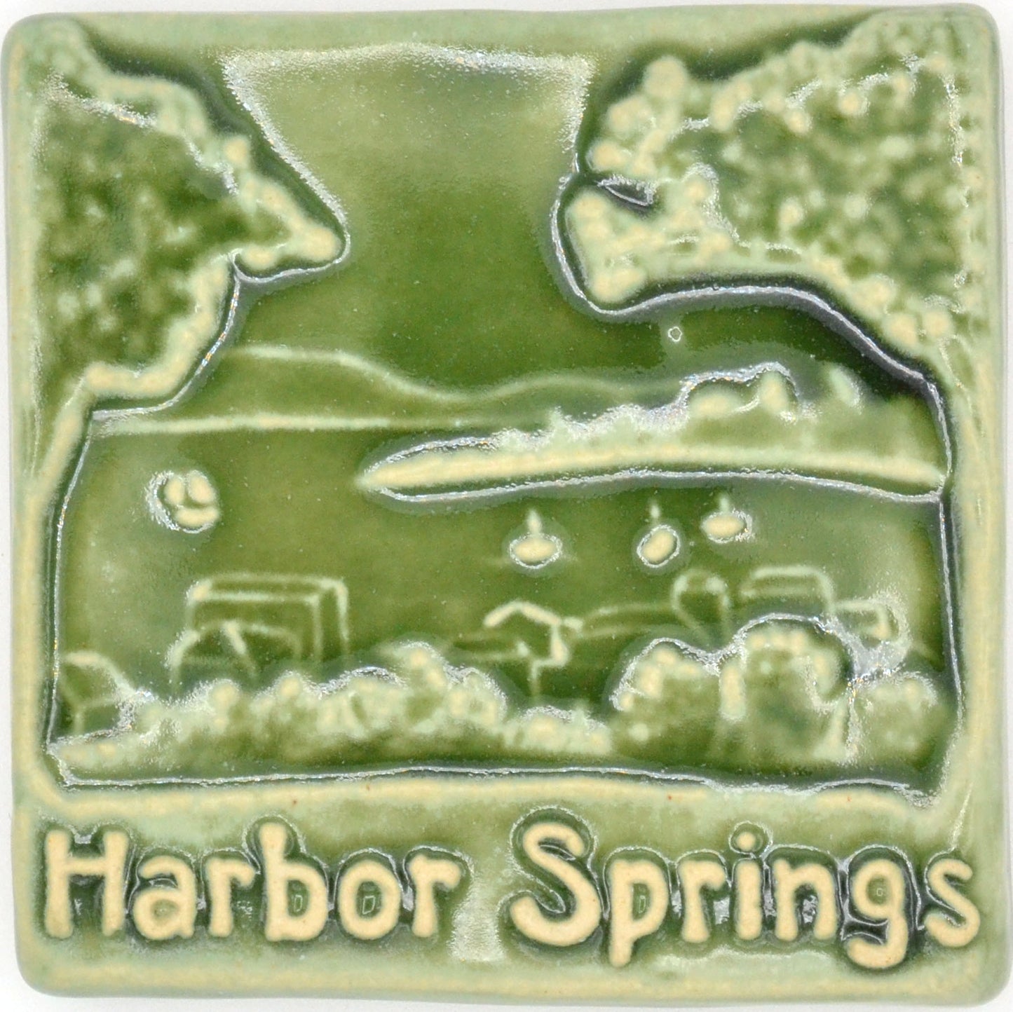 4x4 harbor springs tile green