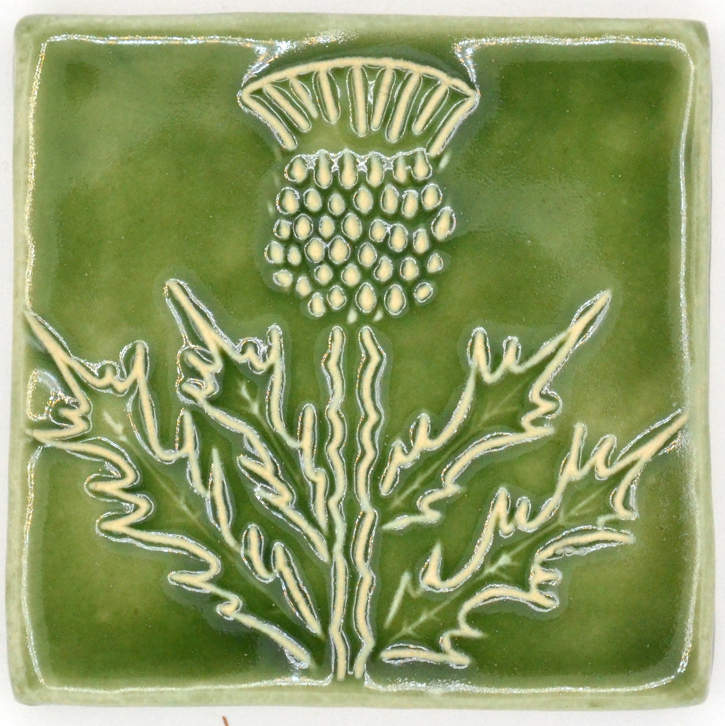 4x4 thistle tile green