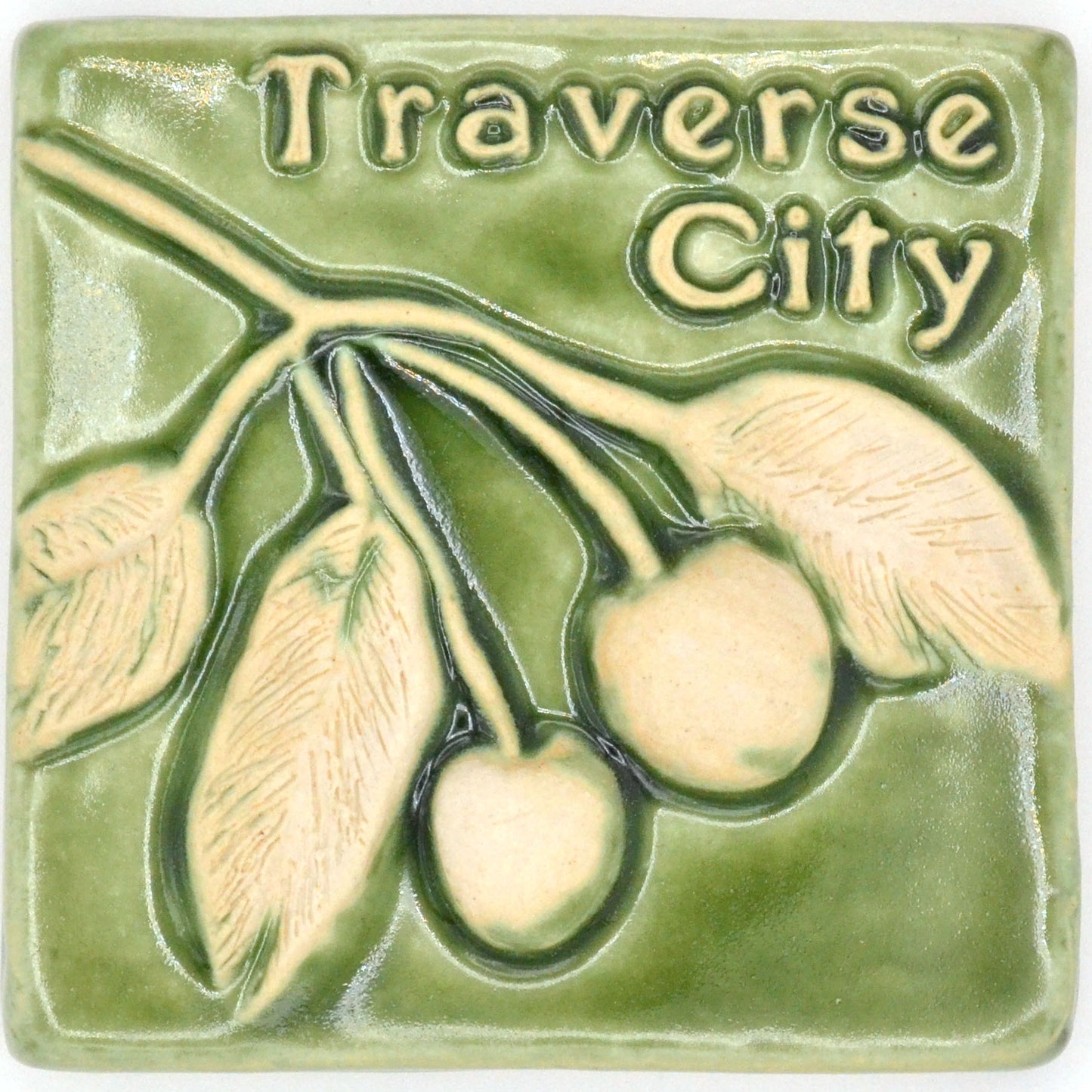 4x4 traverse city cherries tile green